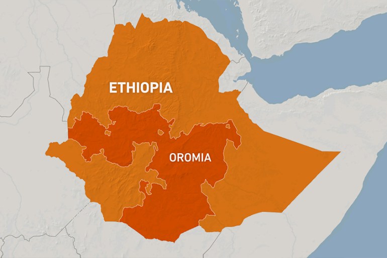 오로미아, 에티오피아 지도