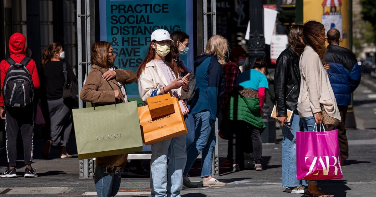 US retail sales dip amid inflation, shift to spending on services
