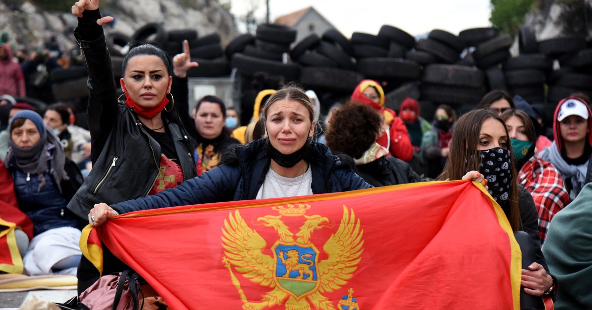 Protests as Montenegro’s new Orthodox head inaugurated