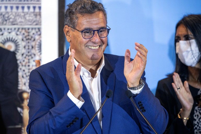 Aziz Akhannouch described the results of the legislative elections a 'victory of all Moroccans' after his party won the most seats [File: Fadel Senna/AFP]