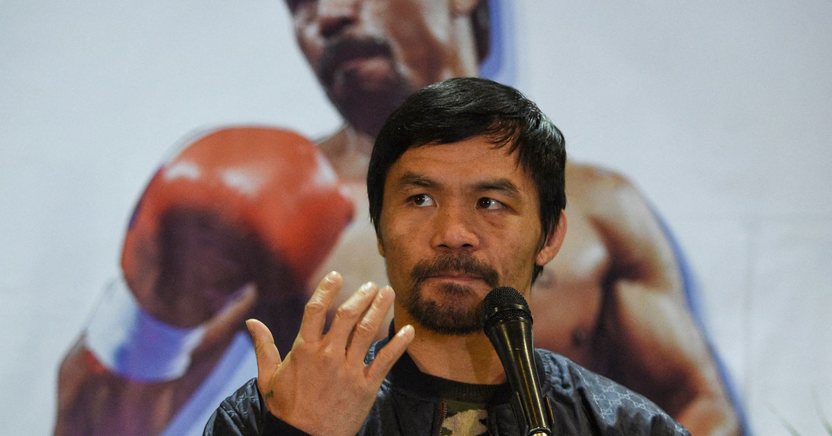 Photo of Boxer Manny Pacquiao to run for Philippine president in 2022