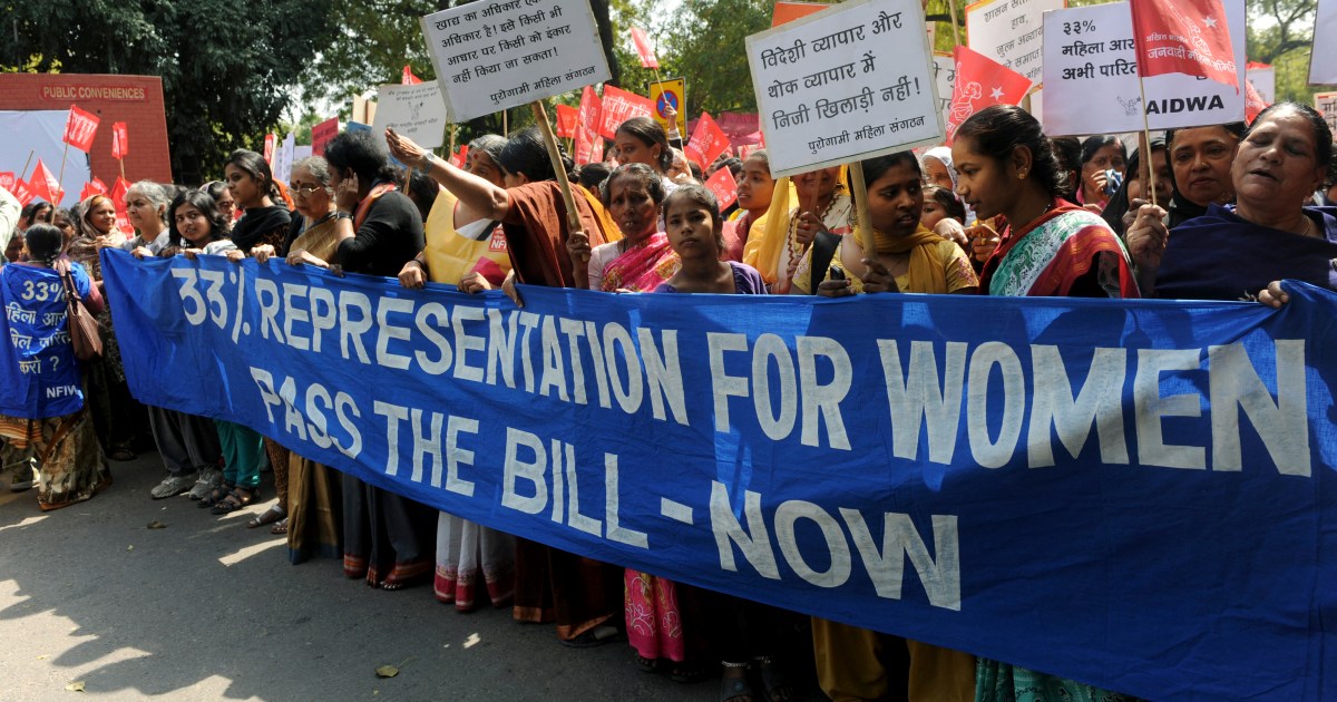 India: 25 years on, Women's Reservation Bill still not a reality | Women  News | Al Jazeera