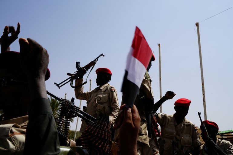Sudan's paramilitary Rapid Support Forces (RSF) soldiers