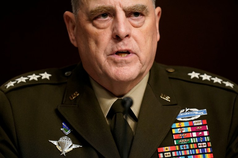 General Milley says Trump officials knew of calls to China | Military News | Al Jazeera