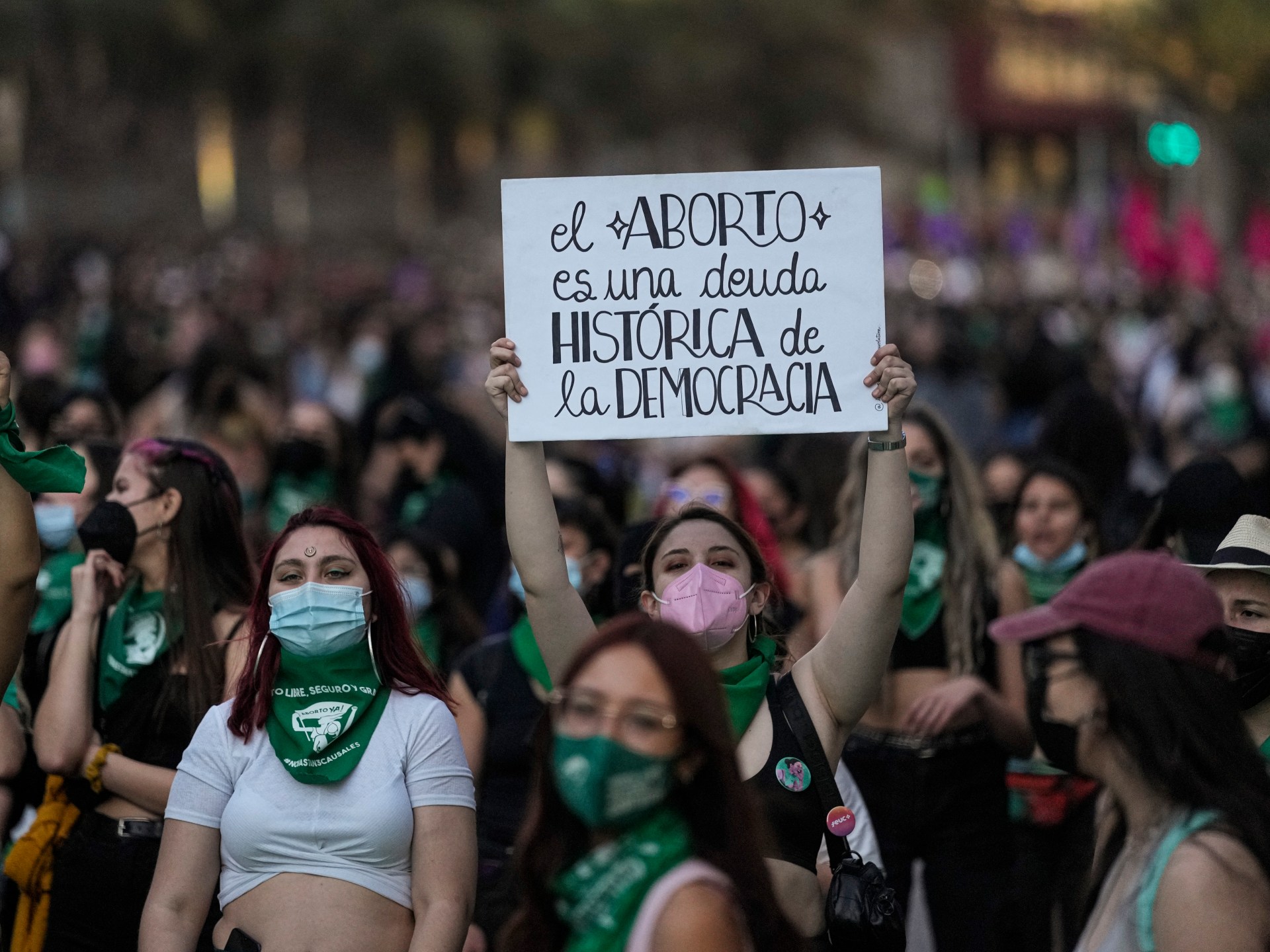 Los manifestantes exigen el derecho al aborto en toda América Latina |  Noticias de Salud