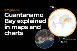 Infographic: Guantanamo Bay explained in maps and charts