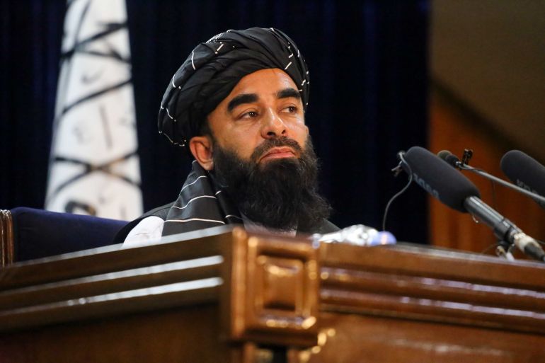 Zabihullah Mujahid, Taliban spokesperson.