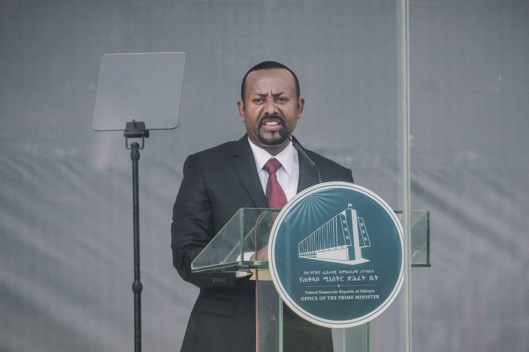 Ethiopian Prime Minister Abiy Ahmed speaks