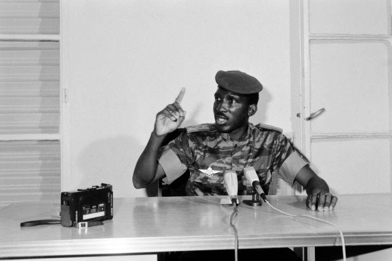 Captain Thomas Sankara, late President of Burkina Faso