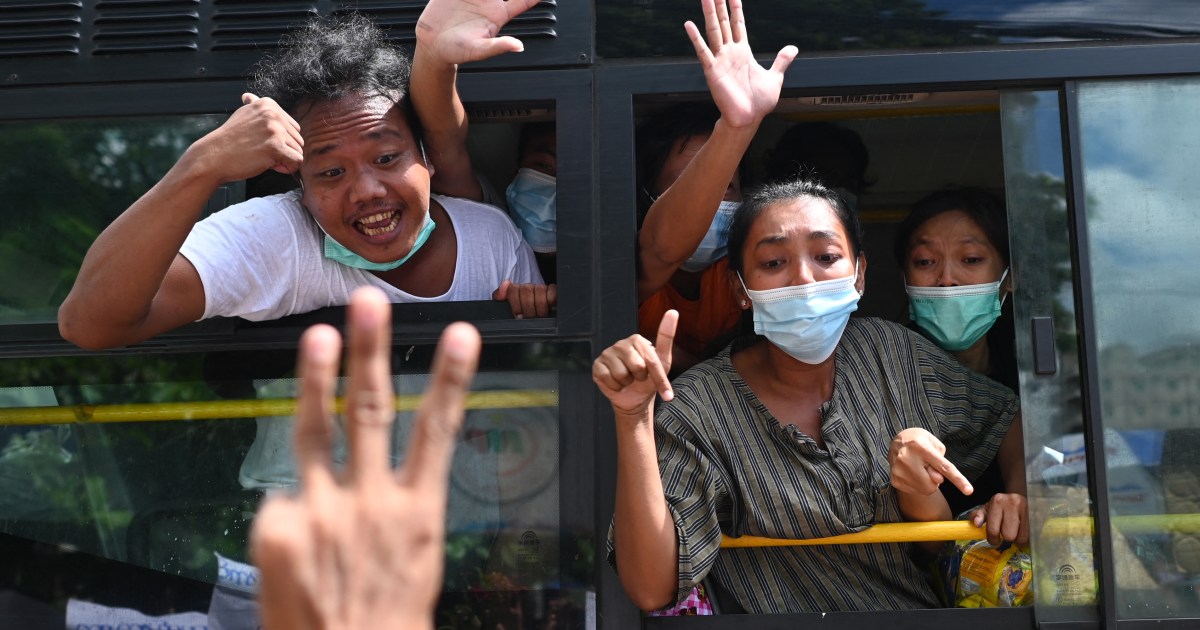 Hundreds of political prisoners freed in Myanmar after amnesty | Politics News