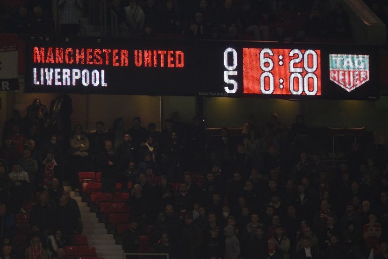 Rock bottom': Liverpool thrash Manchester United 5-0 | Football News | Al Jazeera