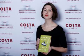 Author Sally Rooney poses for a photograph ahead of the announcement of the winner of the Costa Book Awards 2018 in London on January 29, 2019 [File: Reuters/Henry Nicholls]