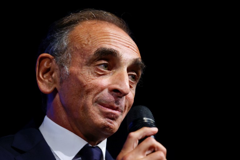 Far-right French commentator Eric Zemmour