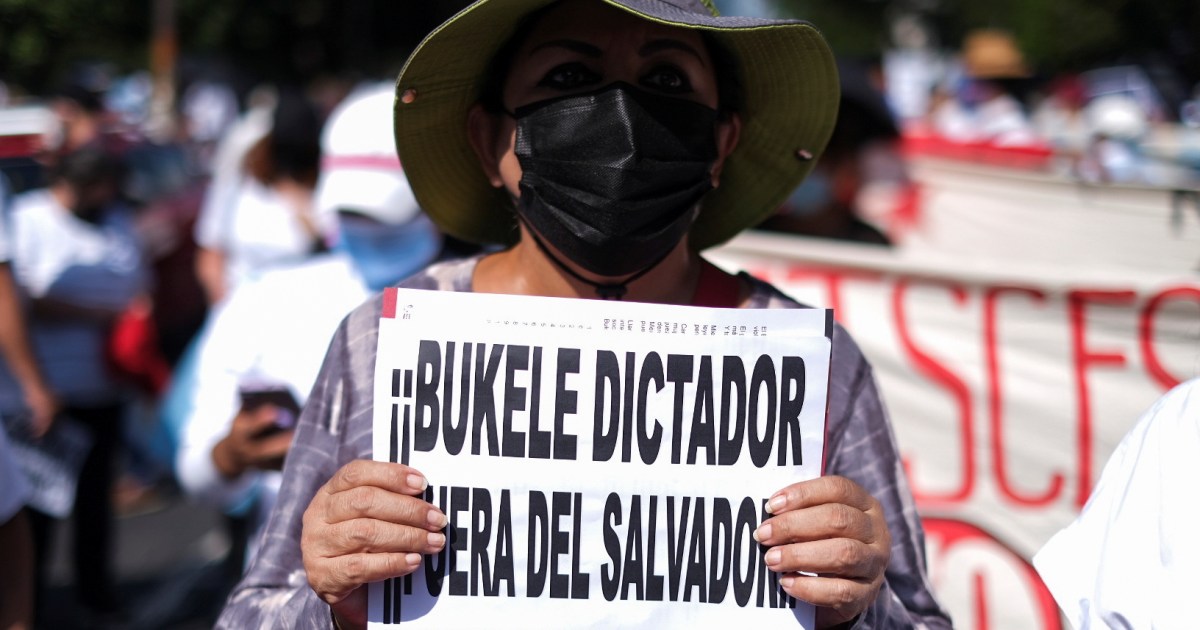Thousands protest in El Salvador against Bukele government