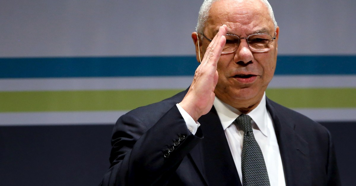 Colin Powell, el primer secretario negro de Estados Unidos, muere debido al gobierno