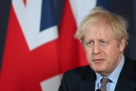 Johnson served as British prime minister from July 24, 2019 to July 7, 2022 [File: Paul Grover/Pool via Reuters]