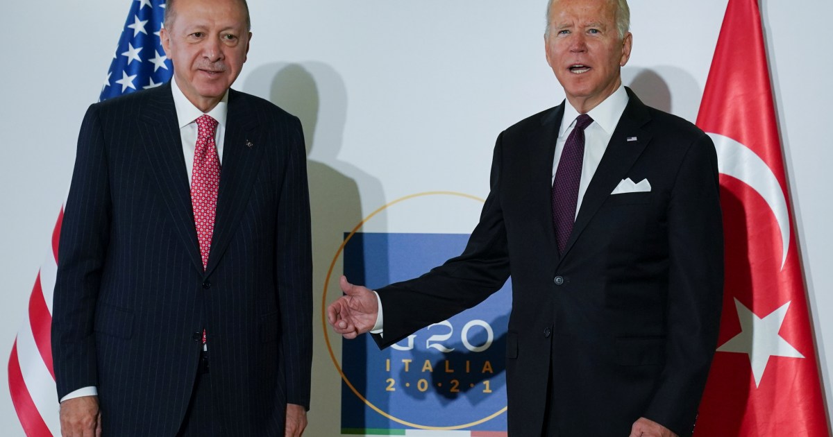 Biden, Erdogan discuss F-16 fighter jets and human rights