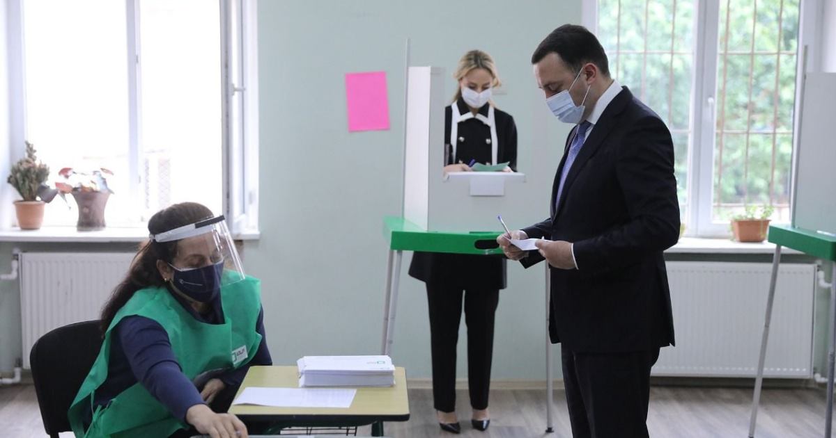 Il partito di governo della Georgia guida il voto dopo l’arresto di Saakashvili |  Notizia