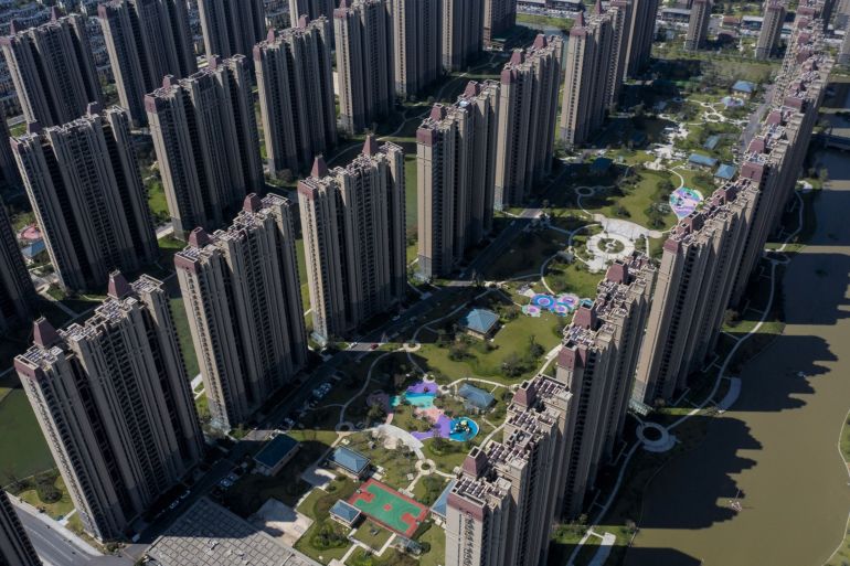 China apartment buildings.
