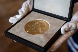 Each prize is worth 10 million kronor (nearly $900,000) and will be handed out with a diploma and gold medal on December 10 - the date of Alfred Nobel’s death in 1896 [File: Niklas Halle&#39;n/Pool via AP]