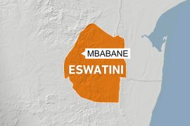 Map of Eswatini (formerly Swaziland) showing its capital Mbabane [Al Jazeera]