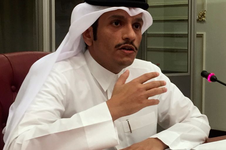 Qatar's Foreign Minister Sheikh Mohammed bin Abdulrahman al-Thani
