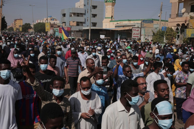 Sudan security forces kill five anti-coup protesters, medics say | Protests News
