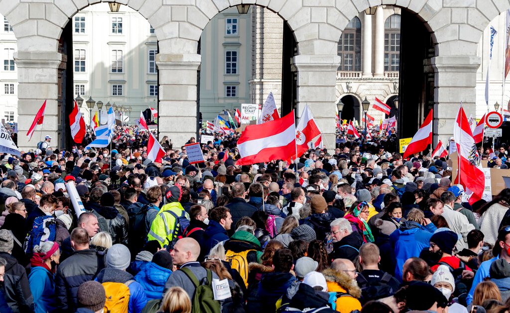 Austrian far-right Freedom Party protests against COVID measures – Aljazeera.com