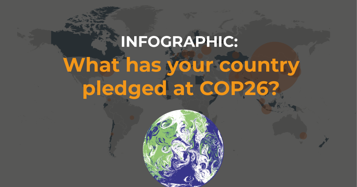 Infographic: What has your country pledged at COP26?
