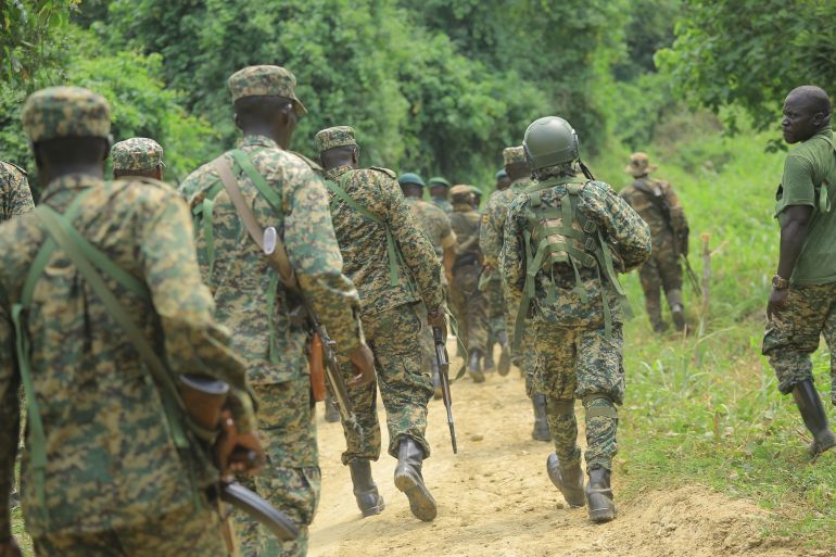 Ugandan soldiers