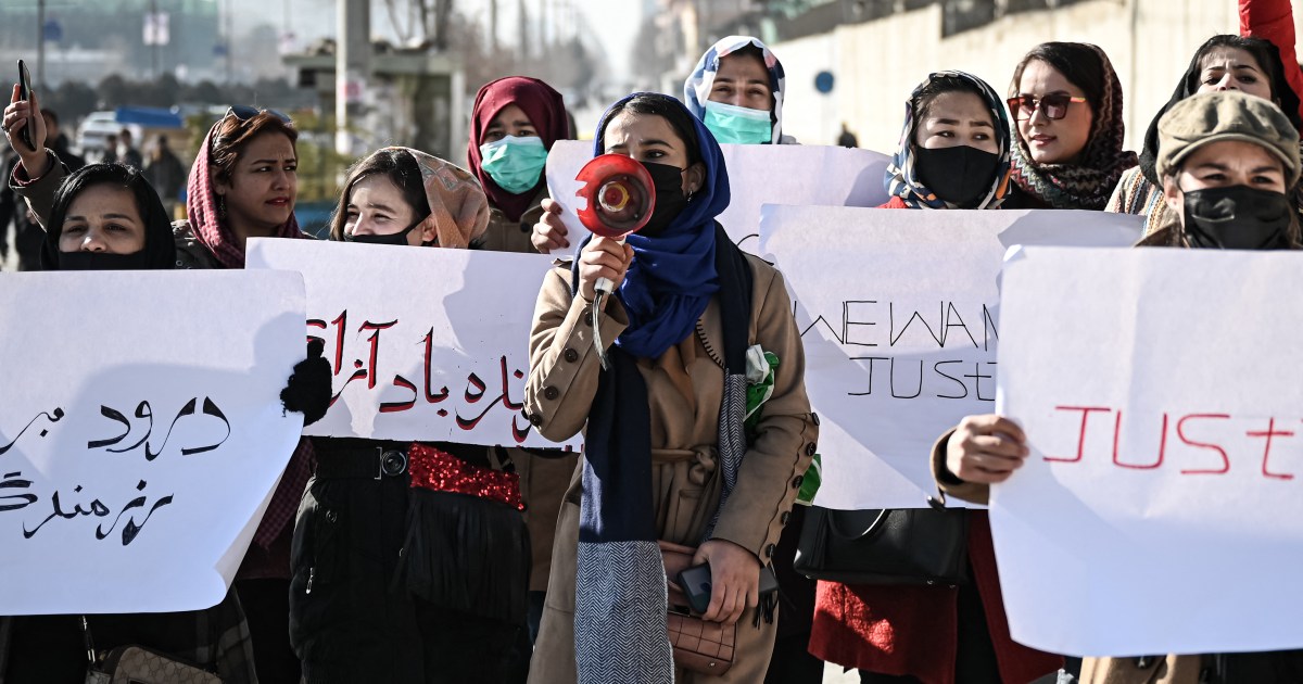 Afghan women call for rights, protest alleged Taliban killings | Women’s Rights News