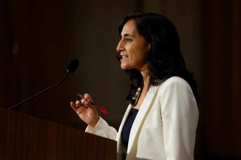 Canadian Defence Minister Anita Anand