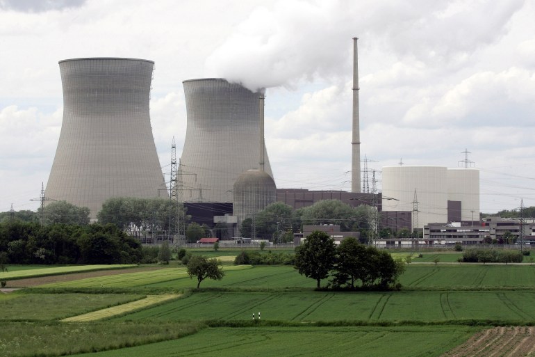 The nuclear power station in Gundremmingen, southern Germany