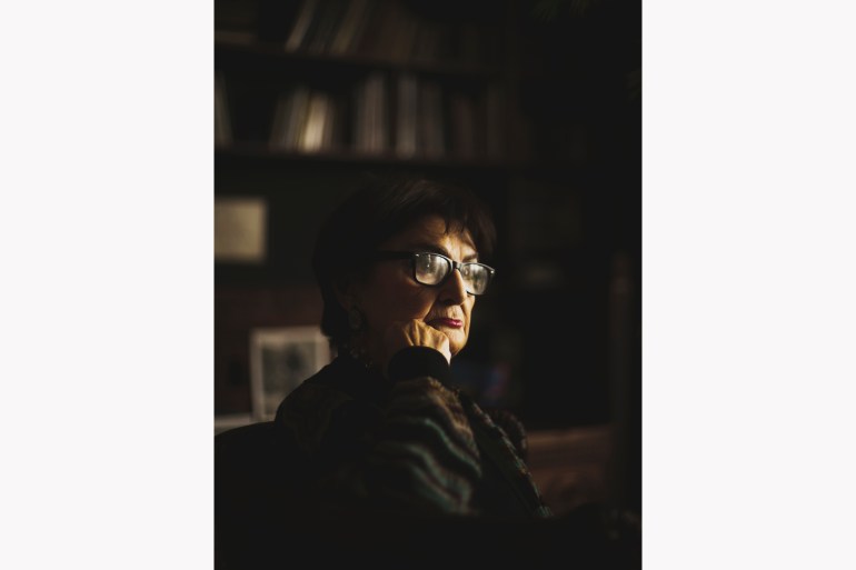A portrait of filmmaker Lana Gogoberidze, 93