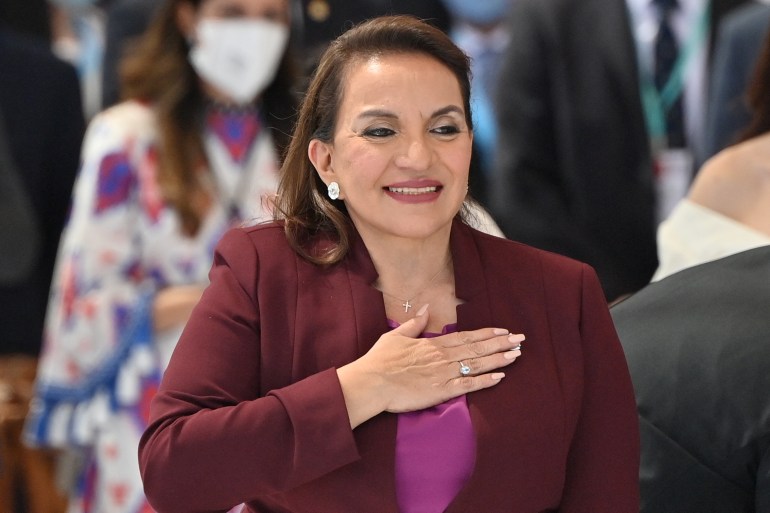 Xiomara Castro is sworn in as Honduras' new president