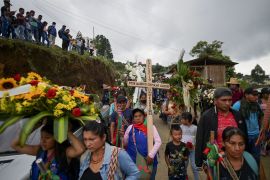 A Colombia Indigenous funeral