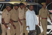 Bishop Franco Mulakkal was present in the court in Kottayam, a southern Indian city [File: Sivaram V/Reuters]