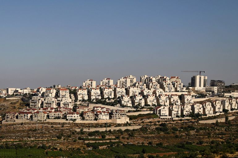 A view of the Israeli settlement of Efrat in the Gush Etzion settlement bloc in the Israeli-occupied West Bank