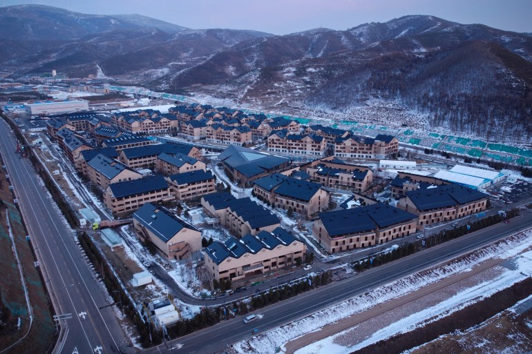 Zhangjiakou Winter Olympic Village athletes' village for the Beijing 2022 Winter Olympics in China