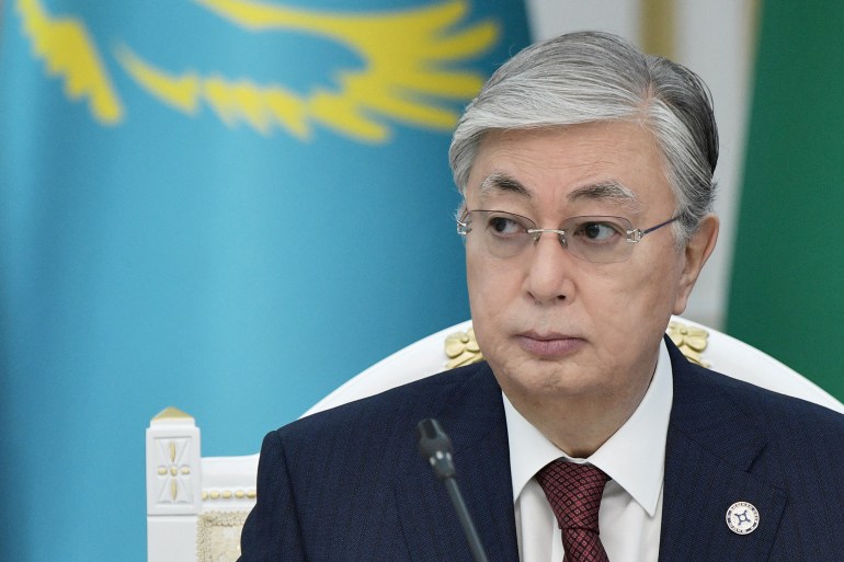 Kazakh President Kassym-Jomart Tokayev