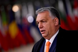 Hungarian Prime Minister Viktor Orban speaks