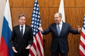 Blinken said Friday&#39;s discussions with Lavrov had put Washington and Moscow on &#39;a clearer path to understanding each other’s positions&#39; [Alex Brandon/Pool via Reuters]