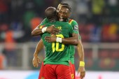 Cameroon will take on another tournament debutants The Gambia in the quarter-finals. [Mohamed Abd El Ghany/Reuters]