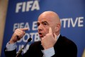 FIFA Executive Football Summit Press Conference - Hilton Hotel, Heathrow Airport, London, England - 9/3/17 FIFA president Gianni Infantino during the press conference Action Images via Reuters / Matthew Childs Livepic