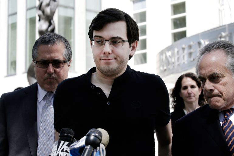 Martin Shkreli, former chief executive officer of Turing Pharmaceuticals AG
