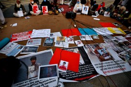 Protest in Pakistan over missing persons