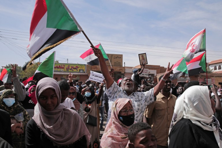 Sudan anti-coup protest