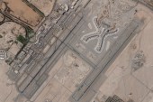 A suspected drone attack by Yemen&#39;s Houthi rebels targeting a key oil facility in Abu Dhabi killed three people and sparked a separate fire at Abu Dhabi&#39;s international airport [Planet Labs PBC via AP]