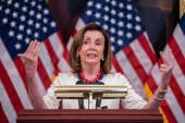 House Speaker Nancy Pelosi has served in the US Congress since 1987 [File: Shawn Thew/AP Photo]