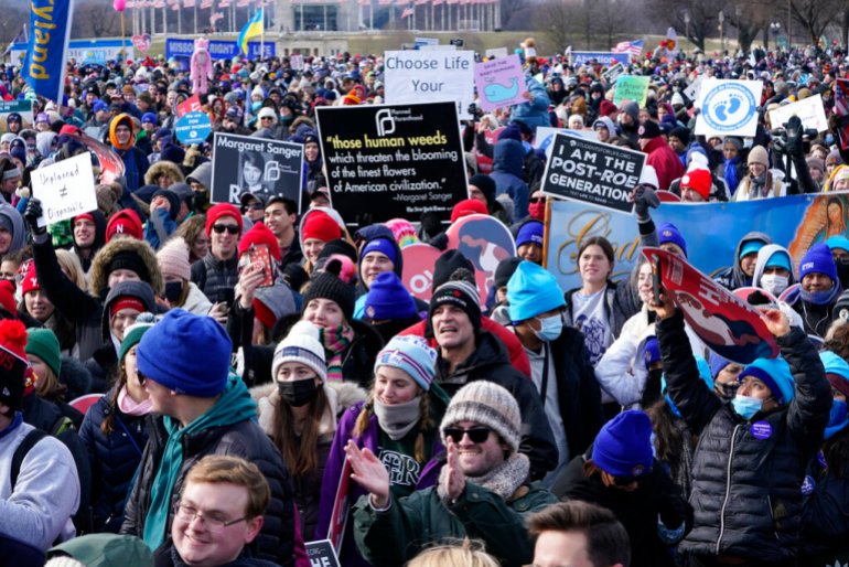 احتجاج ضد الإجهاض في واشنطن